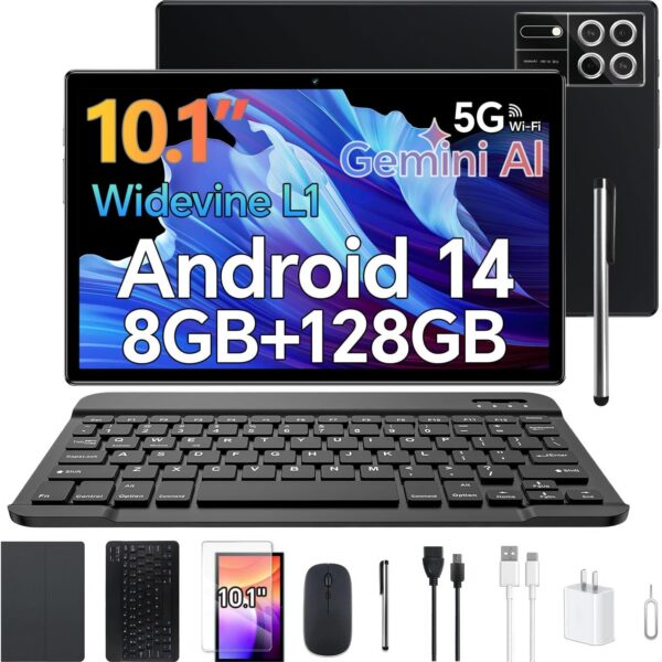 71qHU89tF6L._AC_SL1500_.jpg Xixaomiro S12 Tablet, 10.1 Polegadas Android 14, 8GB+128GB,